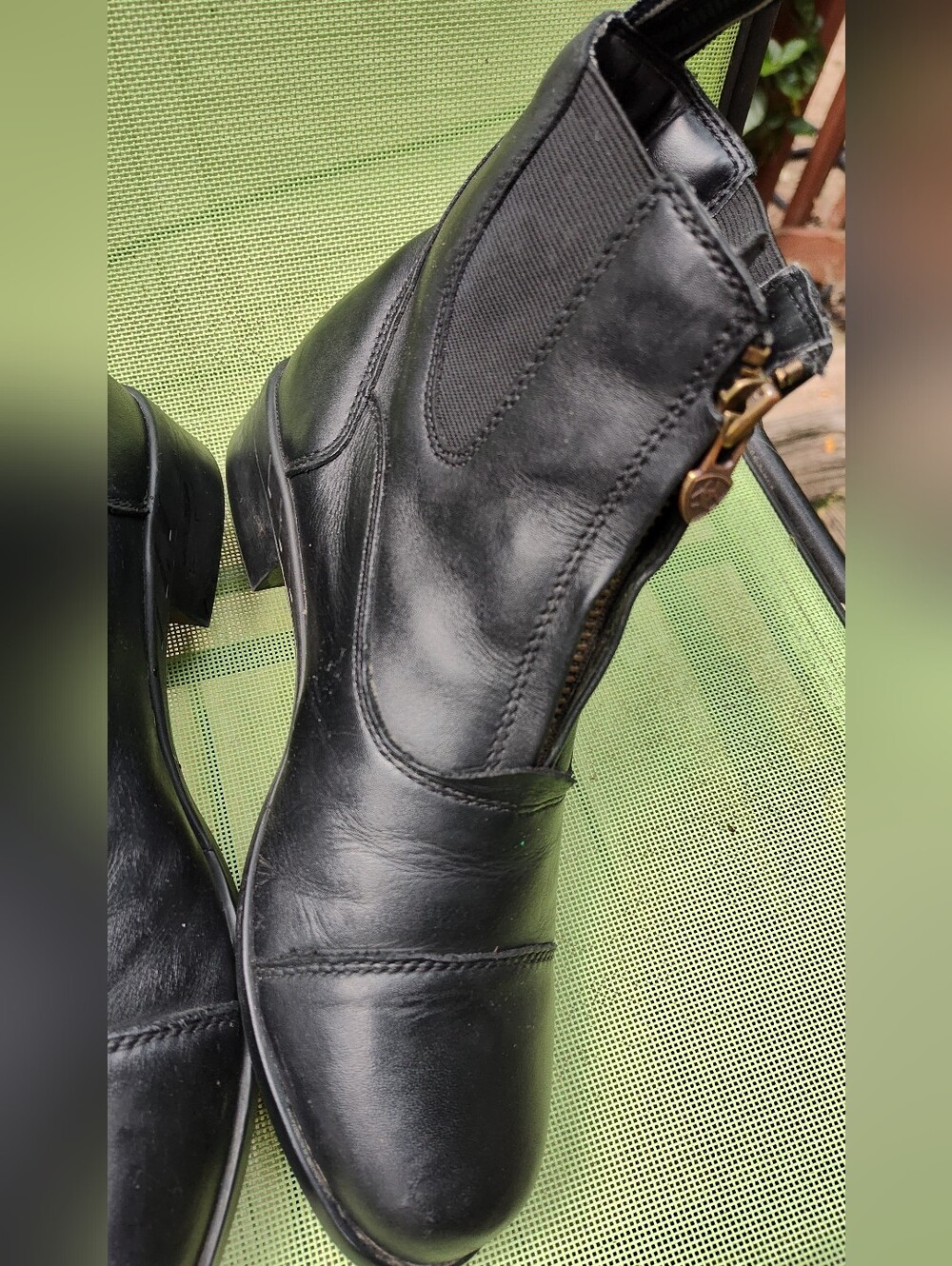 Ariat Devon IV Paddock Leather Riding Boots, Women's Sz7 Or Youth 5 - Picture 8 of 10